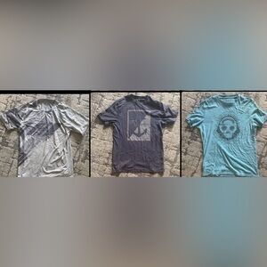 3 short sleeve shirts